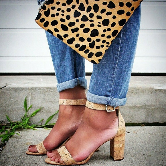 Ann Taylor Shoes - Cork Ankle Strap Sandals